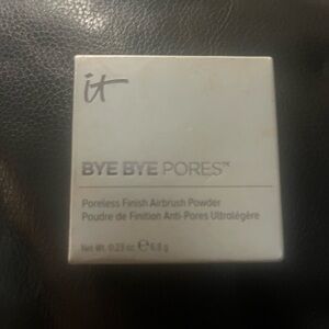 IT Cosmetics Bye Bye Pores Finish Aribrush Loose Powder Translucent 0.23 oz NIB.